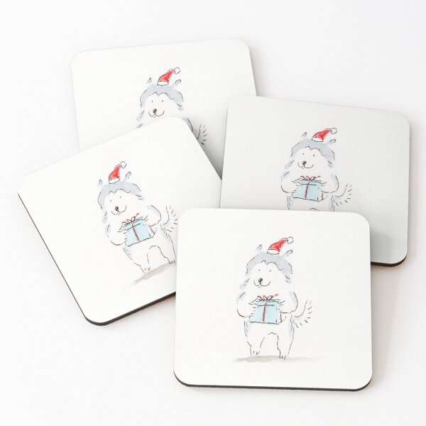 Item preview, Cute Christmas Dog Sticker designed and sold by huangtingart.
