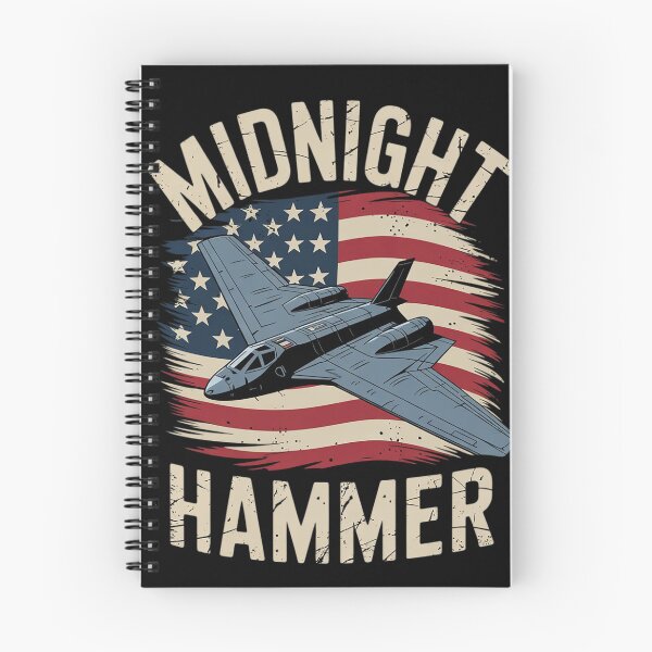 Item preview, Midnight Hammer B-2 Stealth Jet Operation USA Flag  designed and sold by RuthGAArt.