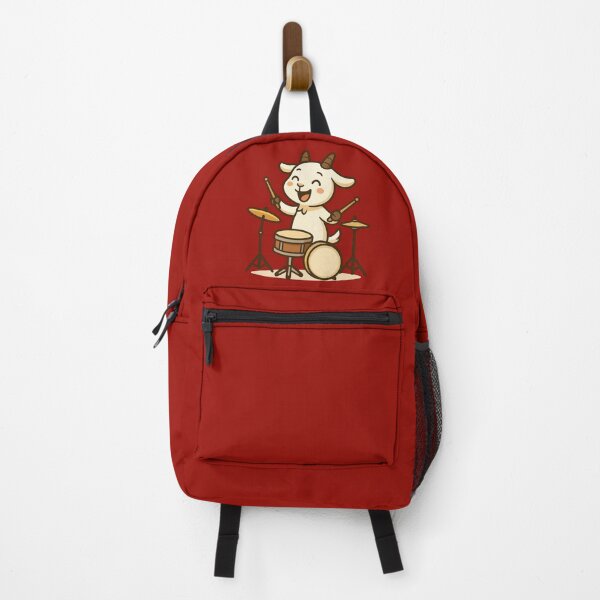 Item preview, Drummer Goat Cartoon – Pygmy Goat Playing Drums designed and sold by Ivy-Triggs.