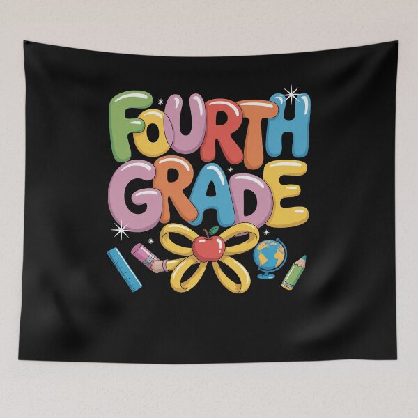 Item preview, Fourth Grade Pencil Bow Back To School Teacher  designed and sold by HeinzanoWeno.