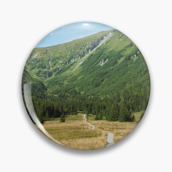 Item preview, Mountain Trail Leading Through Green Valley designed and sold by alicjamiekina.