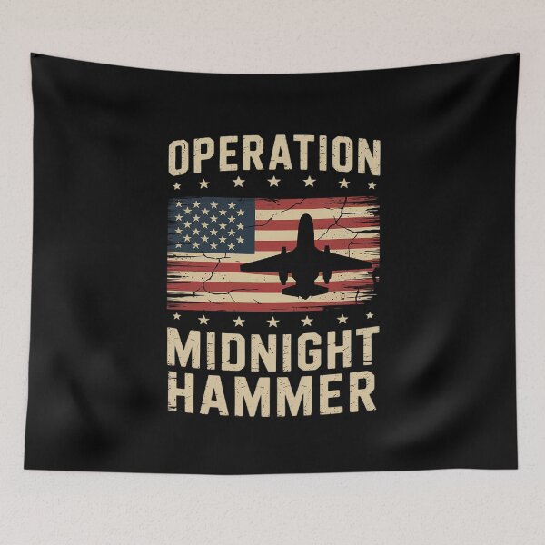 Item preview, Operation Midnight Hammer with American Flag  designed and sold by RuthGAArt.