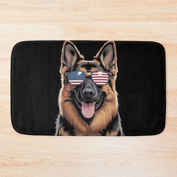 Item preview, German Shepherd Dog America Flag 4th of July USA Patriotic  designed and sold by MarryIsMonth.