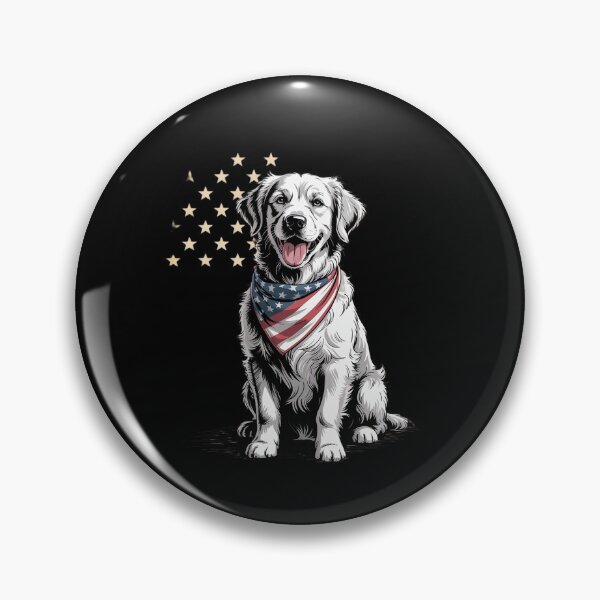 Item preview, Golden Retriever 4th Of July USA American Flag Patriotic  designed and sold by FadeOfThrone.