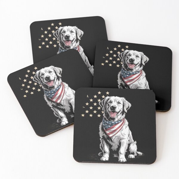 Item preview, Golden Retriever 4th Of July USA American Flag Patriotic  designed and sold by FadeOfThrone.