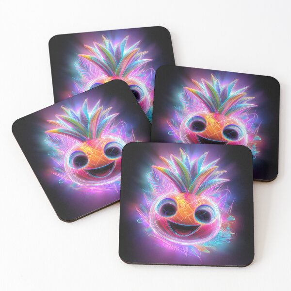 Item preview, Happy Psychedelic Pineapple designed and sold by SQSHD-Pineapple.