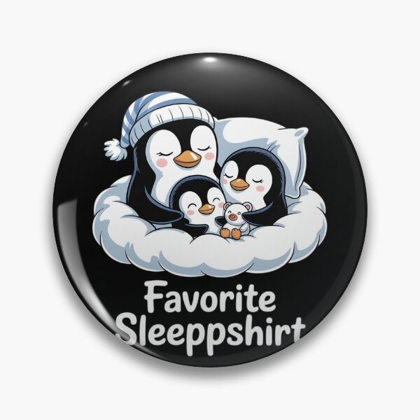 Item preview, Sleeping Penguin Pyjamas Penguin Lover Favorite  designed and sold by RuthGAArt.