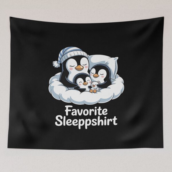 Item preview, Sleeping Penguin Pyjamas Penguin Lover Favorite  designed and sold by RuthGAArt.