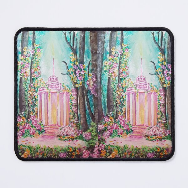 Item preview, Pink Fairytale Pavilion – Cute Pixie Storybook Art designed and sold by ZiehrArt.