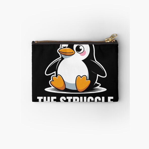 Item preview, Tired Penguin Pyjama Lazy Penguin The Struggle Is Real designed and sold by RuthGAArt.