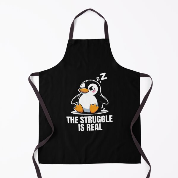 Item preview, Tired Penguin Pyjama Lazy Penguin The Struggle Is Real designed and sold by RuthGAArt.
