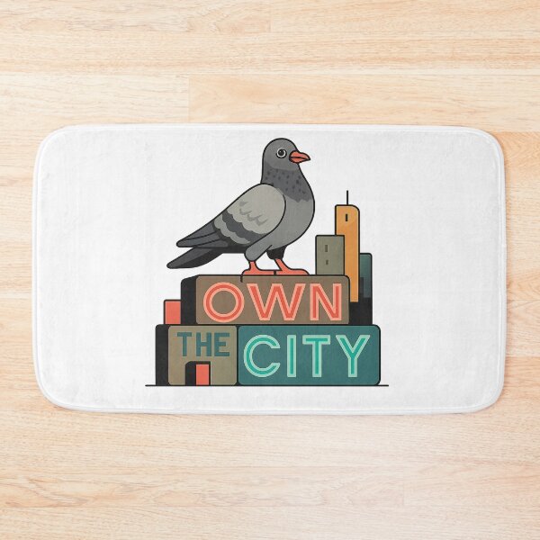 Item preview, Own the City - Urban Pigeon Streetwear Graphic designed and sold by MKreative Studio.