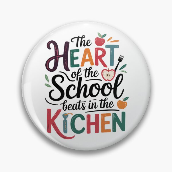 Item preview, Heart of The School Beats in The Kitchen Lunch Lady Funny  designed and sold by RoyTill0Art.