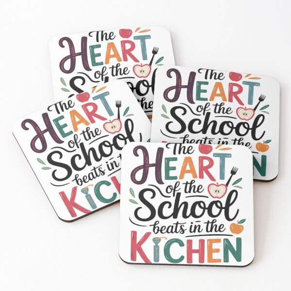 Item preview, Heart of The School Beats in The Kitchen Lunch Lady Funny  designed and sold by RoyTill0Art.