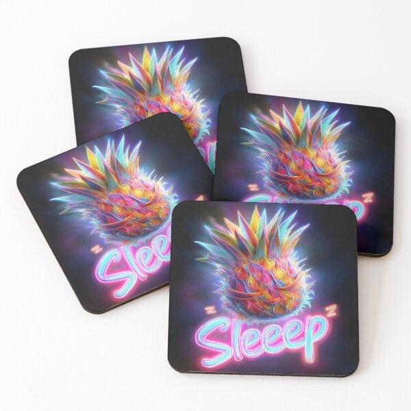 Item preview, Sleepy Psychedelic Pineapple designed and sold by SQSHD-Pineapple.