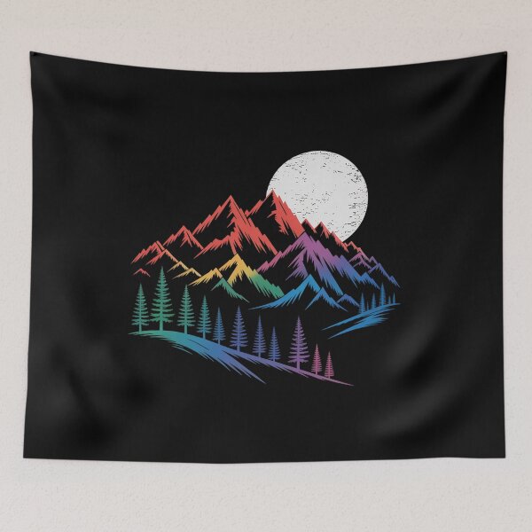 Item preview, Gay Mountains Rainbow Pride Flag Lgbtq  designed and sold by SiegridOffical.