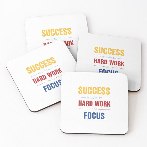 Artikelvorschau, Success Is Built by Hard Work Focus entworfen und verkauft von Next-level-arts.