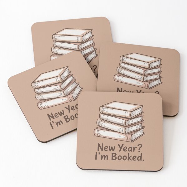 Item preview, New Year? I’m Booked. designed and sold by DabrowskiDesign.