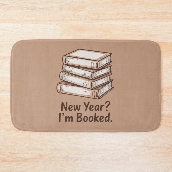 Item preview, New Year? I’m Booked. designed and sold by DabrowskiDesign.