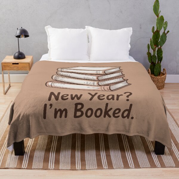 Item preview, New Year? I’m Booked. designed and sold by DabrowskiDesign.