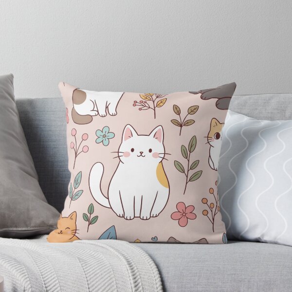 Item preview, Cute Cats & Botanicals designed and sold by AestheticLoverGirl.