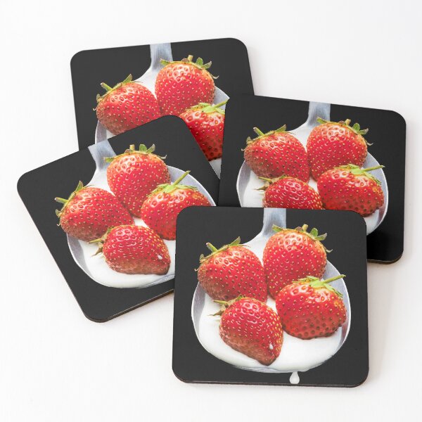 Item preview, Tasty tasty, red strawberries in a bed of Fresh Cream designed and sold by JonDelorme.