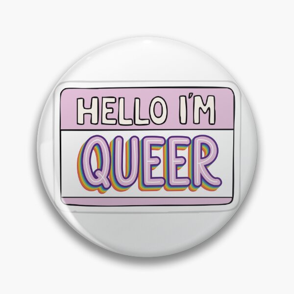 Item preview, Hello im Queer designed and sold by TheRedFoxes.