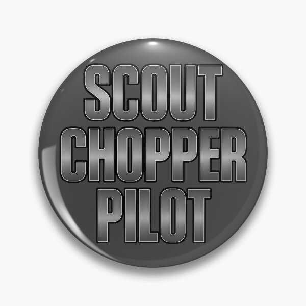 Item preview, Battlefield Game Inspired Scout Chopper Pilot Metallic Slogan designed and sold by Sellcooldesigns.