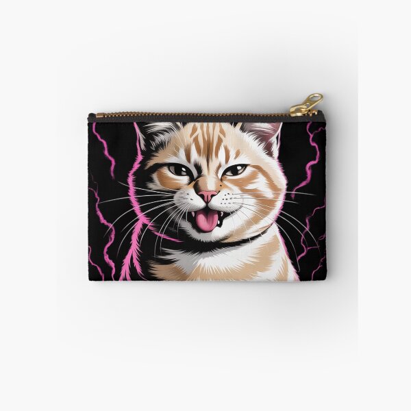 Item preview, It Burns When I Pee Funny Silly Cat Meme Vintage Animals Men  designed and sold by RuthGAArt.