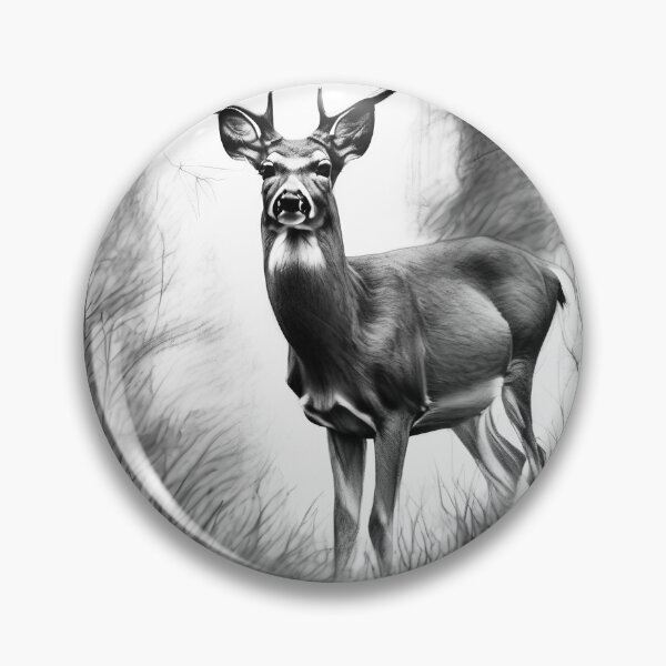 Item preview, Timid deer  designed and sold by Island Art Studios.