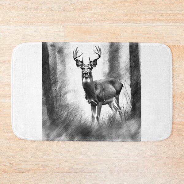 Item preview, Timid deer  designed and sold by Island Art Studios.