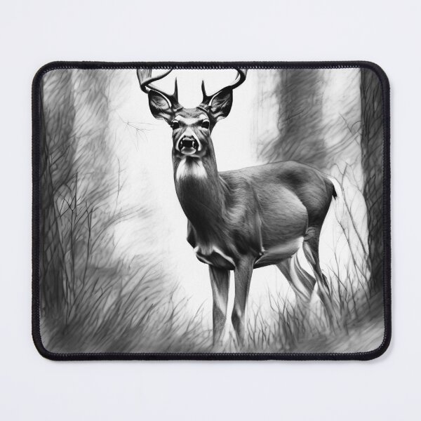 Item preview, Timid deer  designed and sold by Island Art Studios.