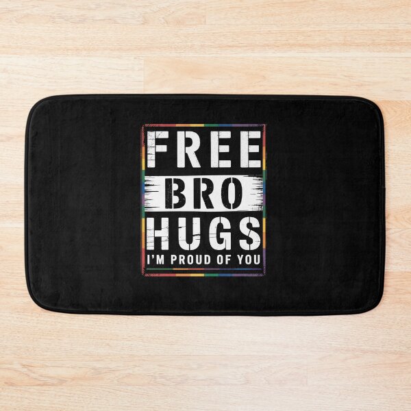 Item preview, Free Brother Hugs I'M Proud Of You Gay Pride Ally  designed and sold by HeinzanoWeno.