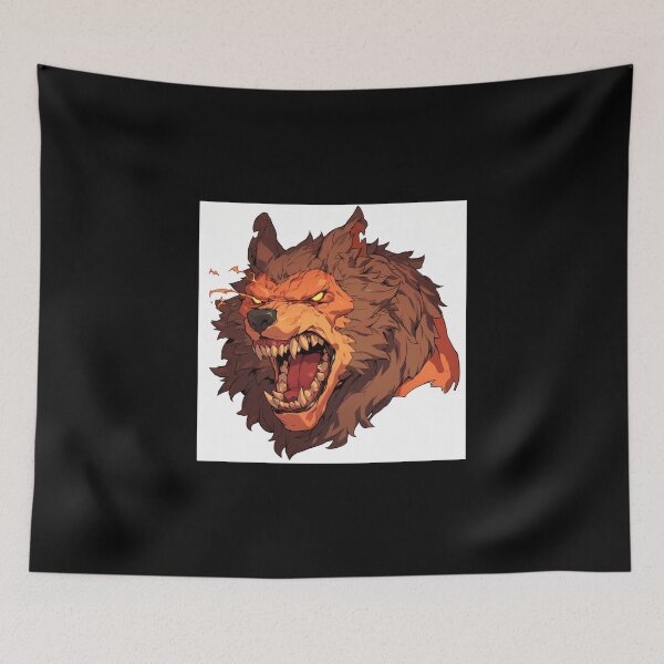 Item preview, Werewolf // wolves // Halloween // wolfman // haunted vibes // Wolf designed and sold by SMARTKIT  DESIGNAGENCY.