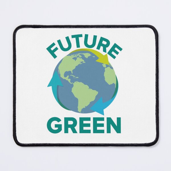 Item preview, Future is Green Bold Eco-Friendly T-Shirt Design designed and sold by Ashley critters.
