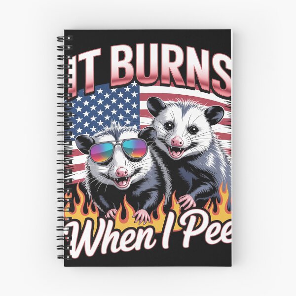 Item preview, It Burns When I Pee Raccoon Possum  designed and sold by RuthGAArt.
