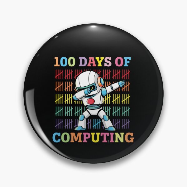 Item preview, 100 Days Of Computing Dab Robot Computer Science Teacher designed and sold by SofenArt.