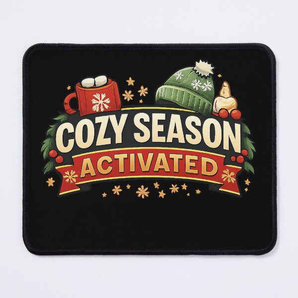 Item preview, Cozy Season Activated Christmas Winter Holiday Sweatshirt Design designed and sold by MGK22.