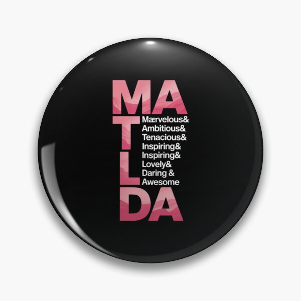 Artikelvorschau, Matilda Name - Personalisierte Matilda entworfen und verkauft von RoyTill0Art.