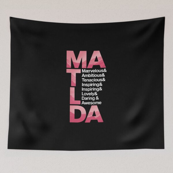 Item preview, Matilda Name - Personalized Matilda  designed and sold by RoyTill0Art.
