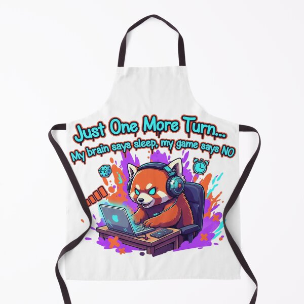Item preview,  Determined Red Panda Gamer Pulling All-Nighter designed and sold by newvisionart191.