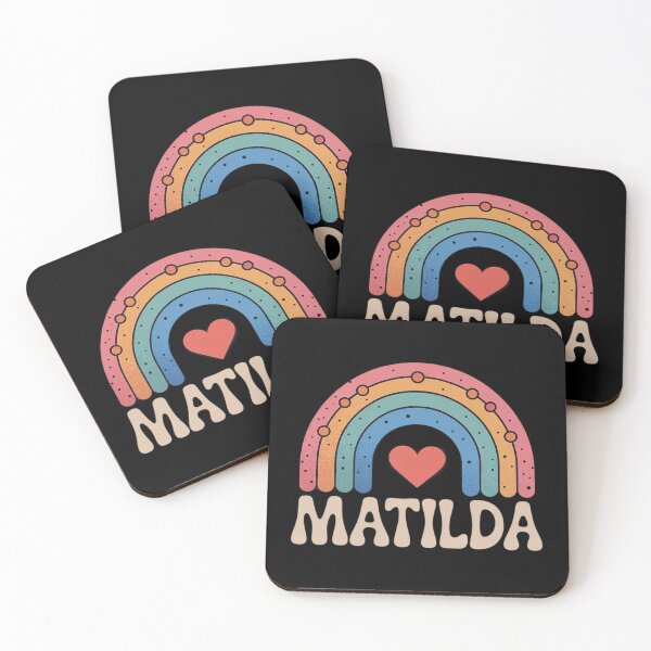 Aperçu de l'œuvre Matilda Nom Personnalisé Drôle Femmes Arc-en-ciel Matilda créée et vendue par RoyTill0Art.