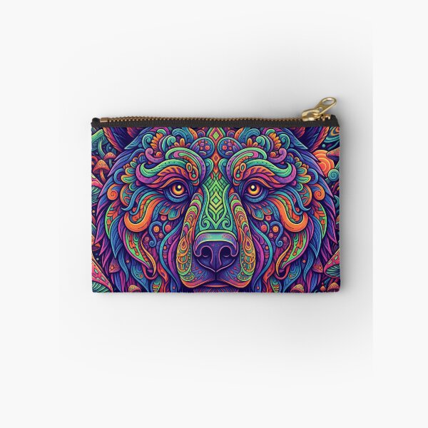 Item preview, Trendy Animal Art Print - Psychedelic Bear designed and sold by Mindwork Creative Arts.