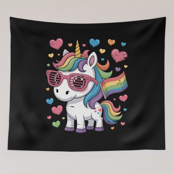 Item preview, Gay Pride Unicorn Sunglasses Lgbtq Ally Rainbow designed and sold by SiegridOffical.