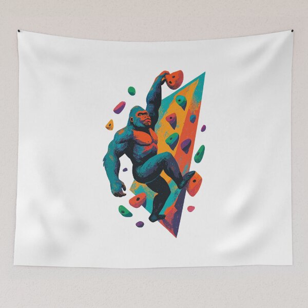 Item preview, Bouldering Climbing Strength Gorilla Silverback Gift designed and sold by Pineapple-Tree.