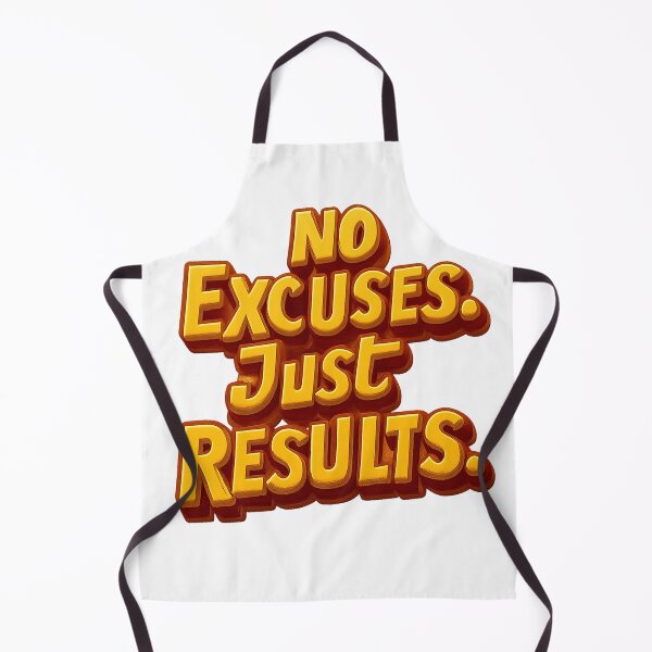 Item preview, No Excuses. Just Results. | Relentless Motivation Design designed and sold by Born To Be Fit.