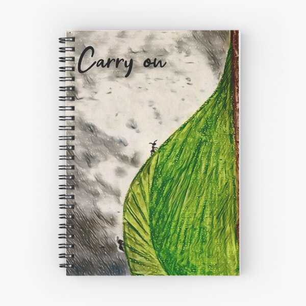 Item preview, Carry on quote - inspirational art - bold watercolours  designed and sold by Art-by-Nade.