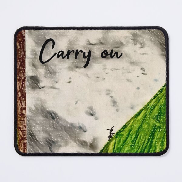 Item preview, Carry on quote - inspirational art - bold watercolours  designed and sold by Art-by-Nade.