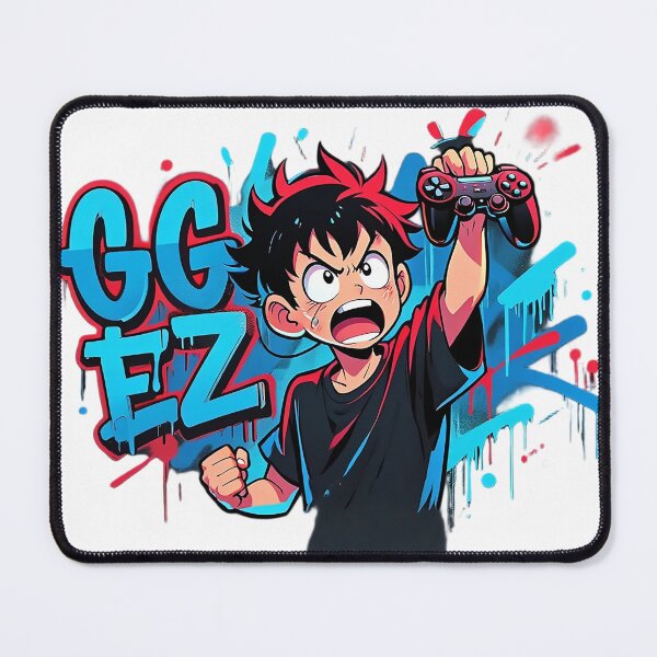 Item preview, Triumphant Anime Gamer with Graffiti Flair designed and sold by newvisionart191.