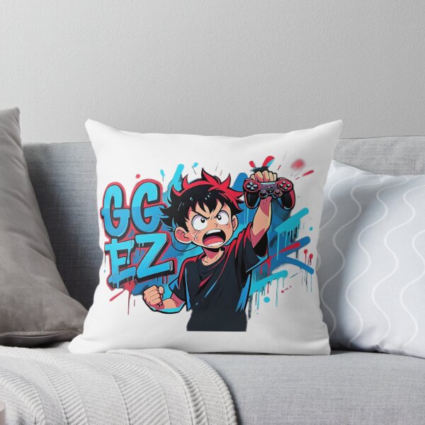 Item preview, Triumphant Anime Gamer with Graffiti Flair designed and sold by newvisionart191.